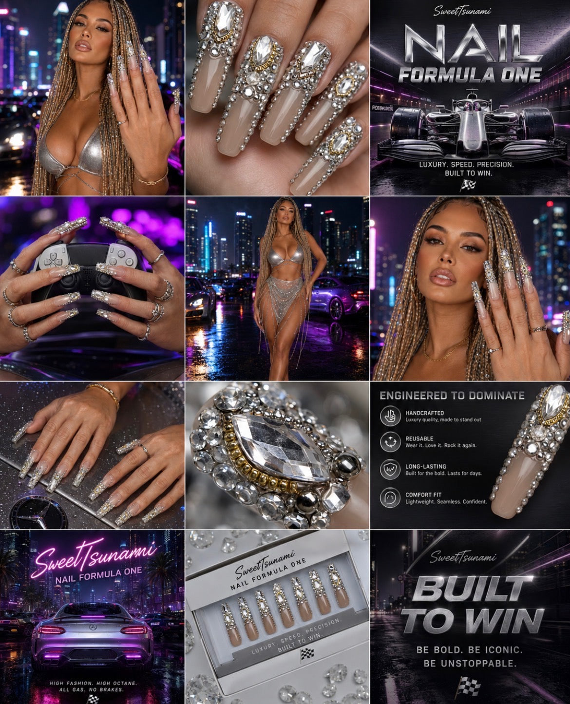 Iced Empress Luxury Press-On Nails